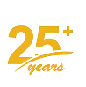 25+ years