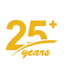 25+ years