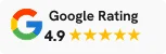 4.9 Google rating